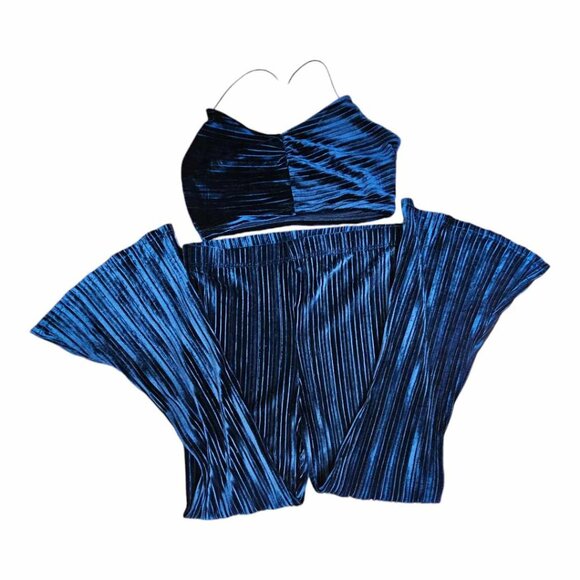 NWT Wild Fable Blue Top & Pants Set - Picture 1 of 9